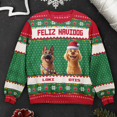 Feliz Navidog - Personalized Ugly Sweater