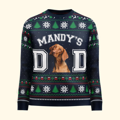 Pet Parents - Personalized Photo Ugly Christmas Sweater