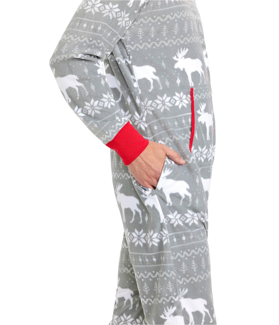 Men's Grey Moose Jumpsuit