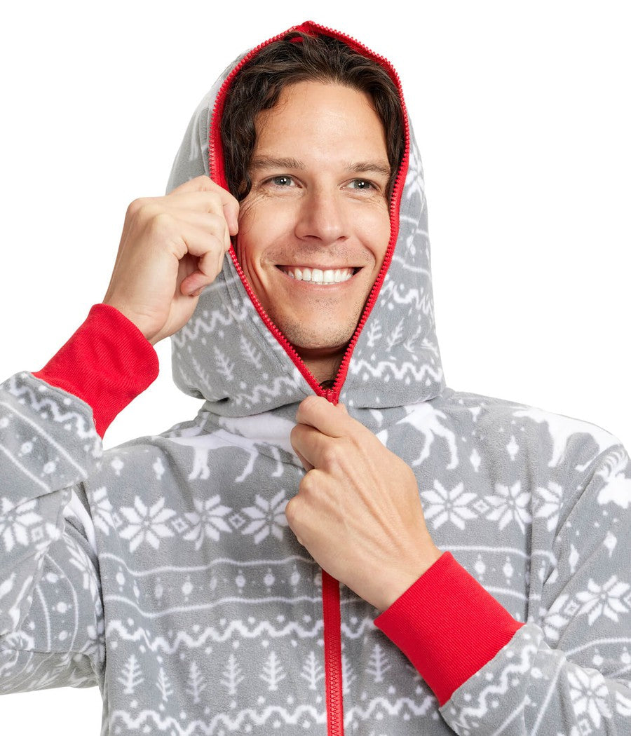 Men's Grey Moose Jumpsuit