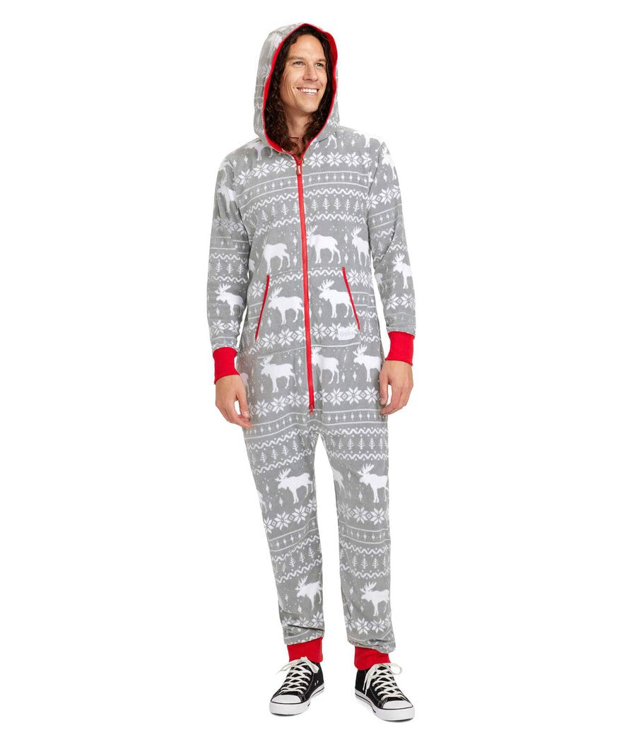 Men's Grey Moose Jumpsuit