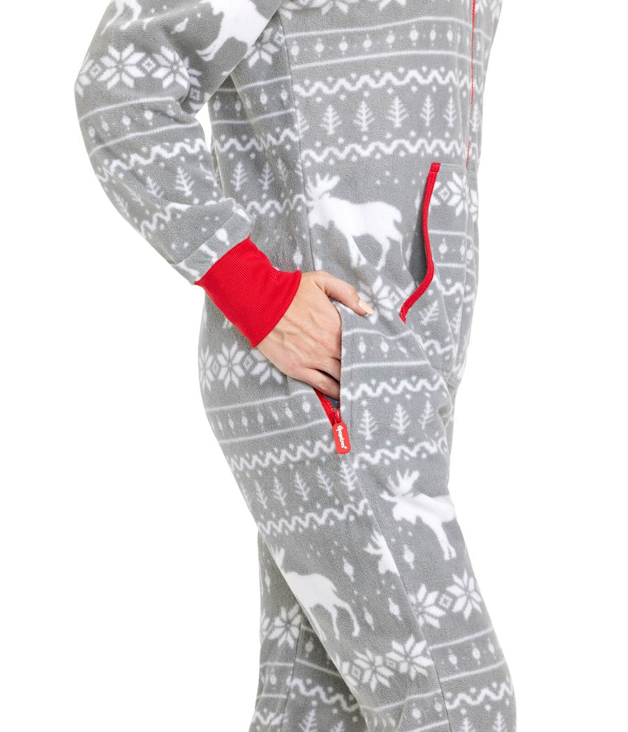 Women's Grey Moose Jumpsuit