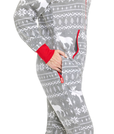 Women's Grey Moose Jumpsuit