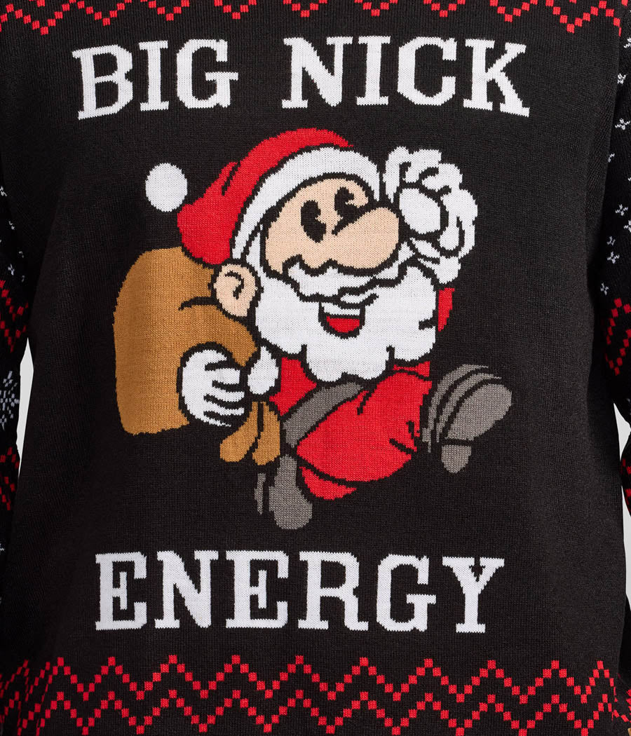 Men's Big Nick Energy Ugly Christmas Sweater